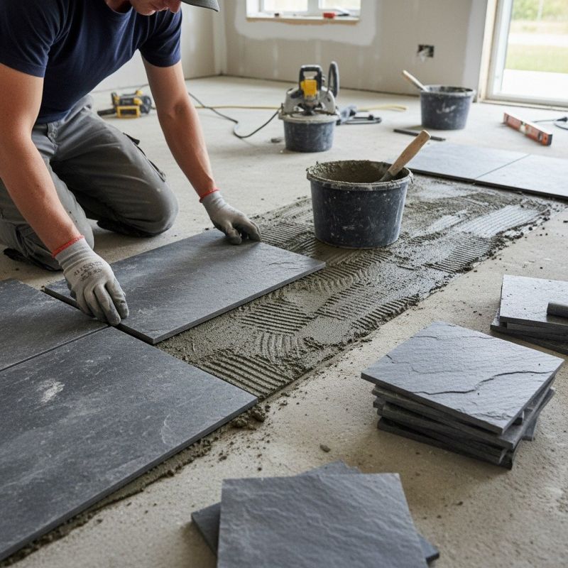 Granite Floor Installation in Kansas City, KS