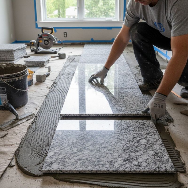Granite Tile Installation in Kansas City, KS