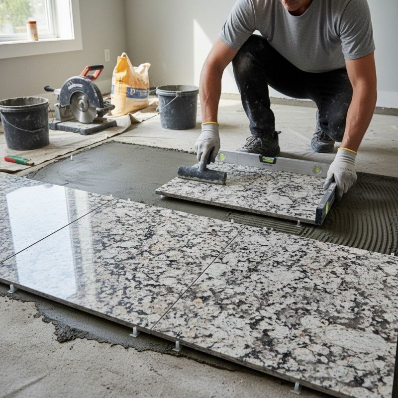 Granite Tile Installation in Wilmington, NC