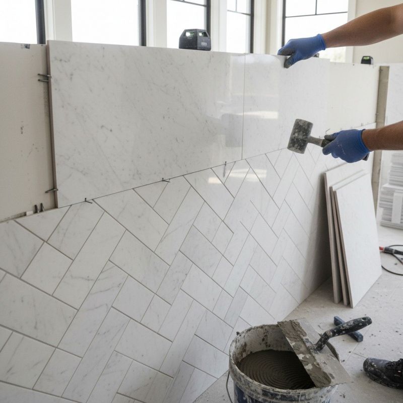 Marble Floor Replacement in Alpharetta, GA