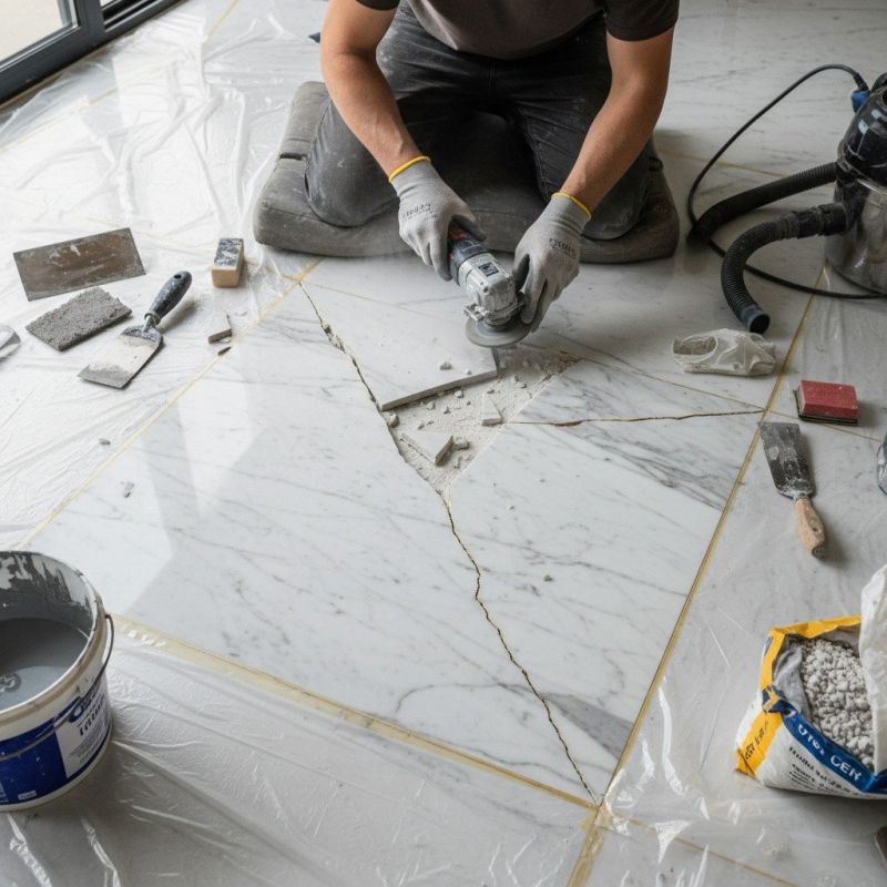 Marble Tile Repair in Alpharetta, GA