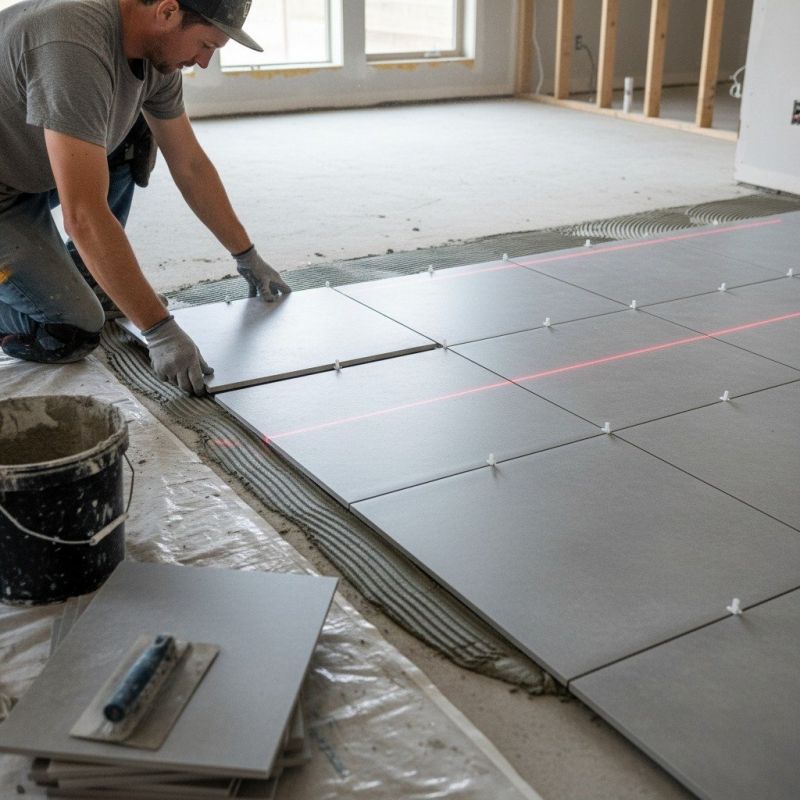 Slate Tile Floor Installation in Alexandria, VA