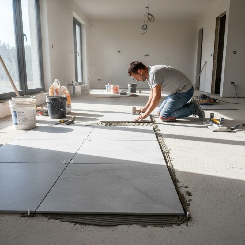 Slate Tile Floor Installation in Longmont, CO