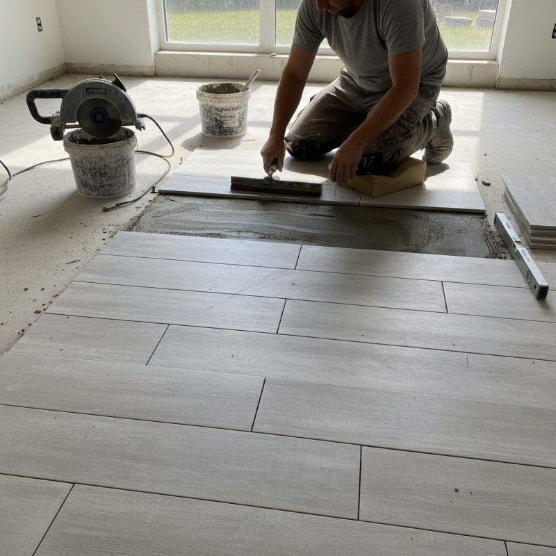 Slate Tile Floor Installation in Frederick, MD