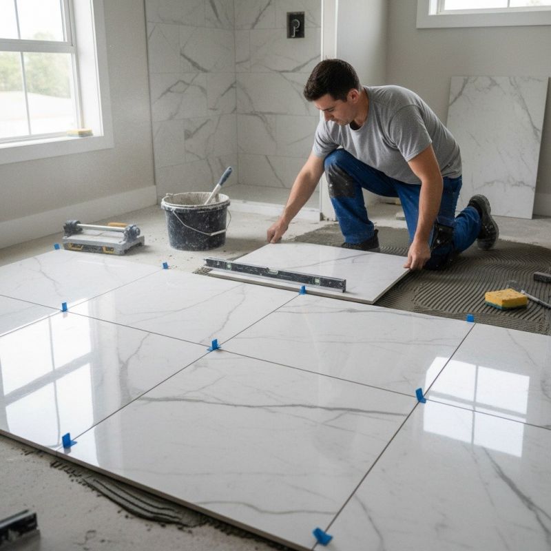 Stone Floor Installation in Overland Park, KS