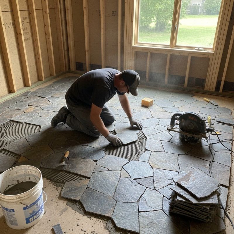 Stone Floor Installation in Wilmington, NC