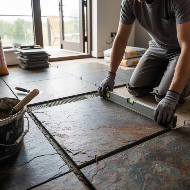 Stone Floor Installation in Kansas City, KS