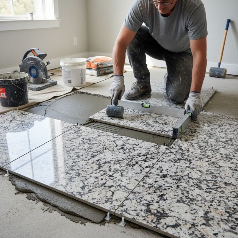 Terrazzo Tile Installation in Kansas City, KS