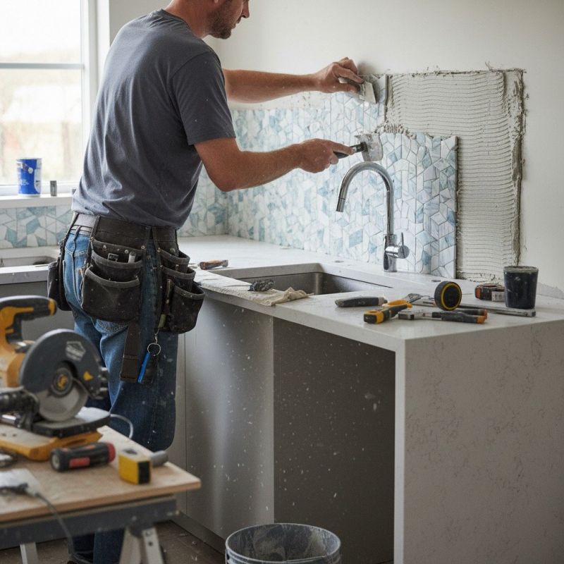 Tile Backsplash Installation in Wilmington, NC